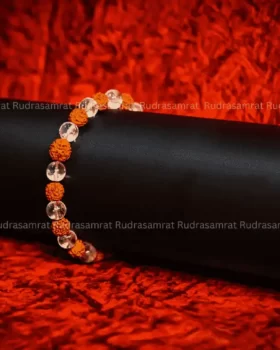 Rudraksha Crystal Bracelet by Rudrasamrat